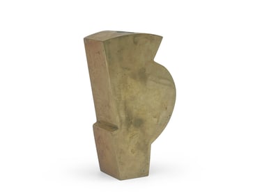 Lisa Fonssagrives. Modernist Bronze Abstract Sculpture