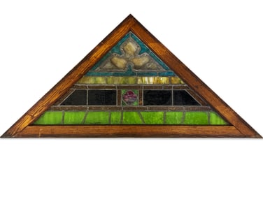 Arts & Crafts Stained Glass Window