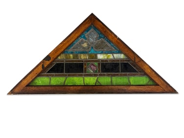 Arts & Crafts Stained Glass Window