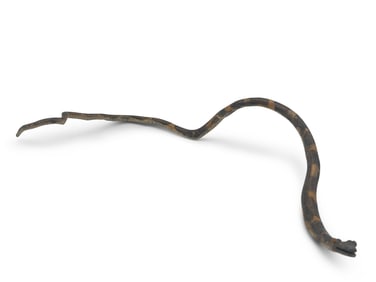 Decorated Folk Art Vine Snake