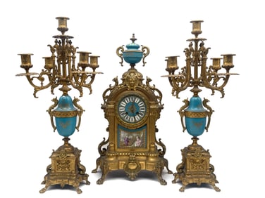 French Louis XVI-style Garniture Set