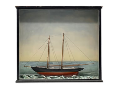 Folk Art Ship Diorama