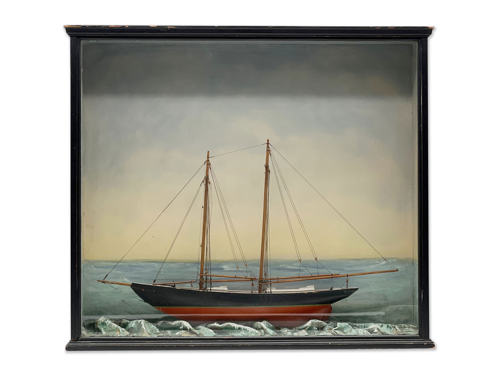 Folk Art Ship Diorama (1 of 5)