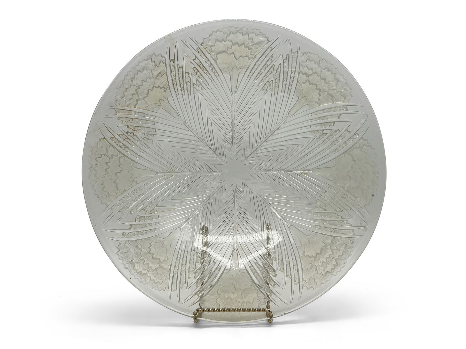 Rene Lalique Opalescent Oeillets Bowl (1 of 7)