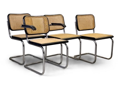 Four Marcel Breuer Cesca Chairs