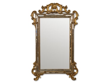 Decorator Gilt-Framed Wall Mirror