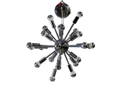 Contemporary Chrome Sputnik Chandelier