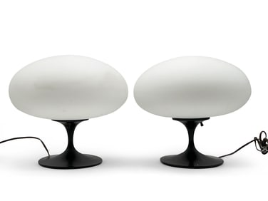 Pair of Laurel Mushroom Table Lamps