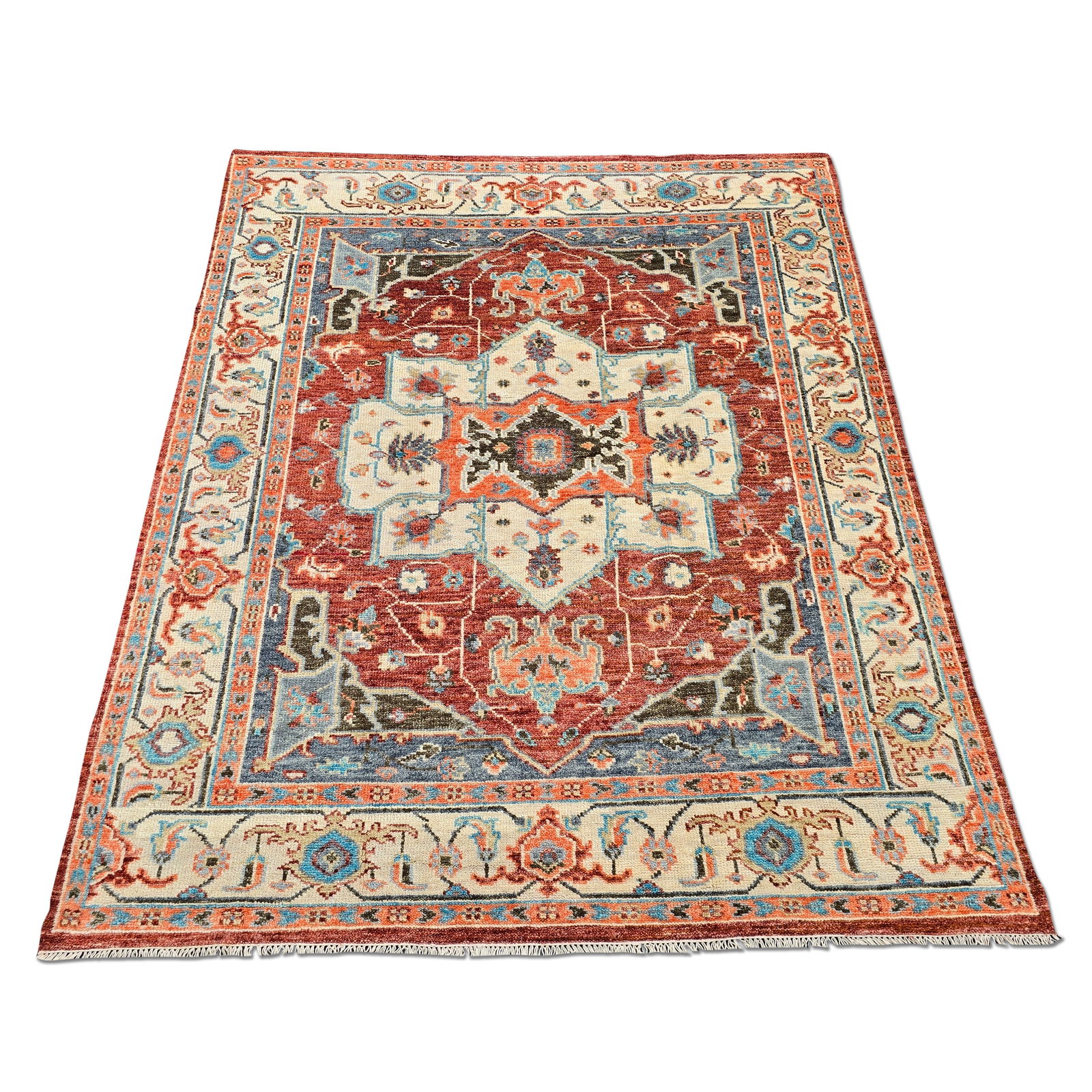Turkish Room-Size Carpet, 8ft 1in x 10ft (1 of 6)