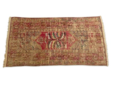 Antique Persian Area Carpet, 8ft 10in x 4ft 6in