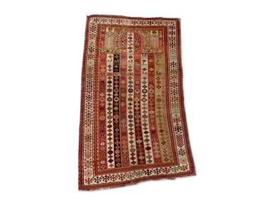 Caucasian Prayer Carpet, 5ft 4in x 3ft 1in