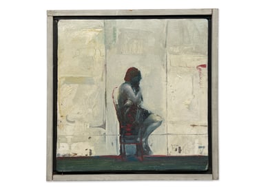 James Havard. Oil/Canvas: Seated Figure