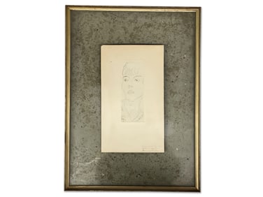Henri Matisse. Etching: Fanny de Face.