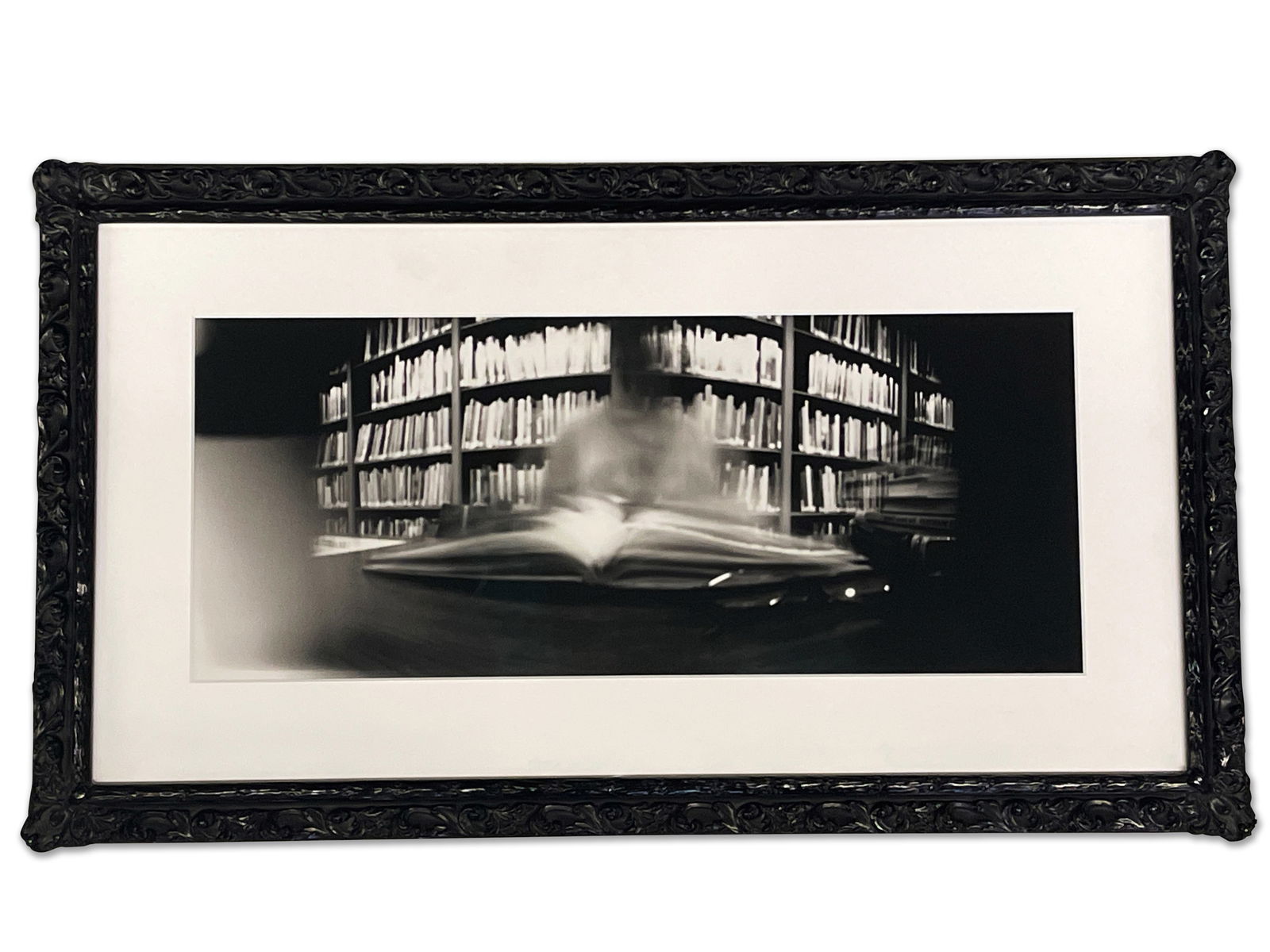 Ann Hamilton. Digital Print: Rosenbach: Ann Hamilton (American, b. 1956). A digital pigment print titled "The Rosenbach Museum and Library, Audience 1". Bloomsday 2006; edition of 5. Ursula Hobson Gallery tag on back. Mat opening: 9in x 21i
