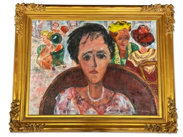 Harriet Wiseman. Oil/Canvas: Woman