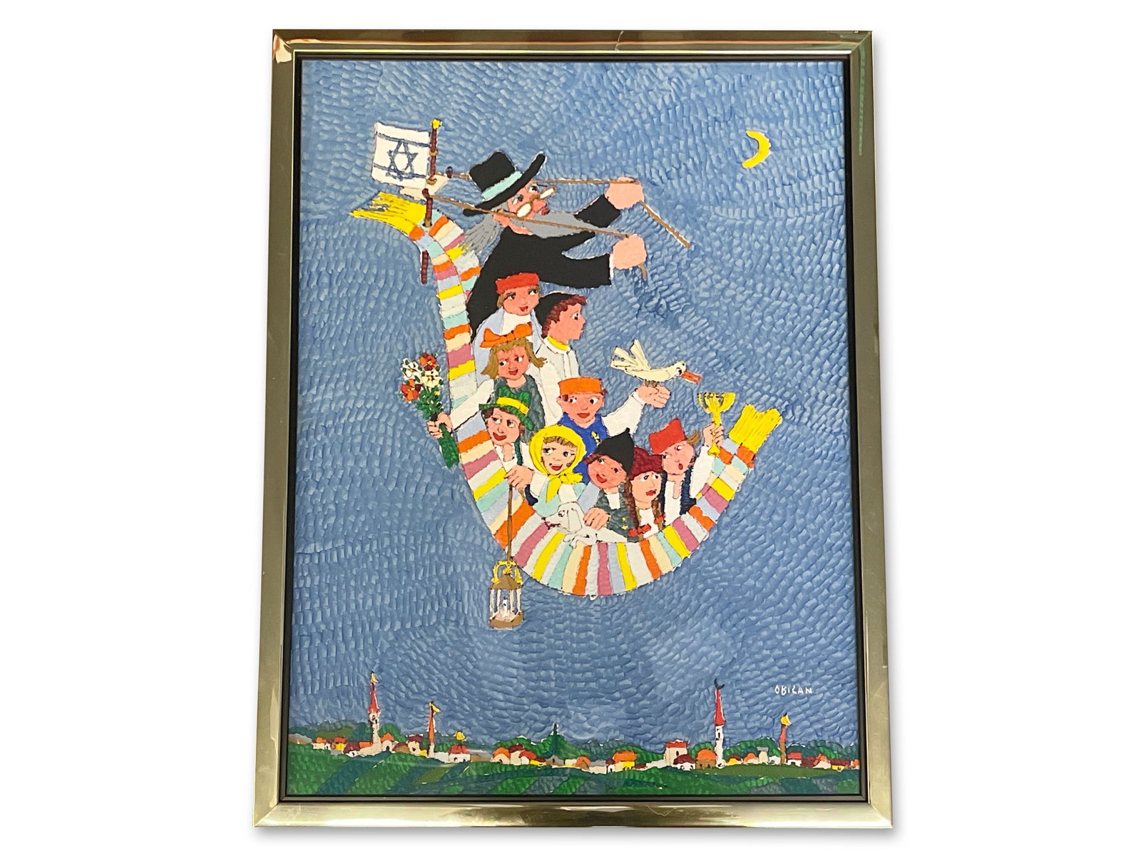 Jovan Obican. Oil/Paper: Flying Boat (1 of 5)