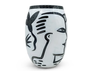 Kosta Boda Caramba Art Glass Vase