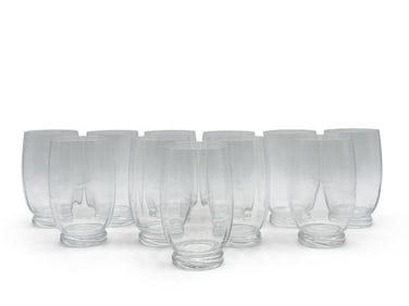 11 Cartier Crystal Water Glasses