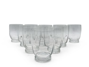 11 Cartier Crystal Tumblers