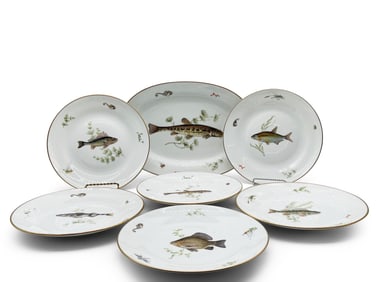 Richard Ginori Quenelle Fish Service