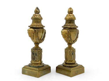 Pair of Louis XV-style Bronze Cassollettes