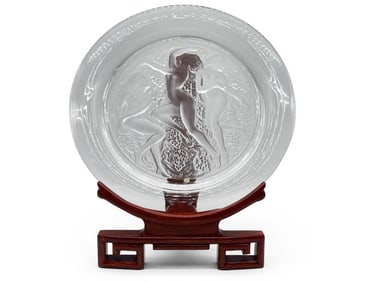 Lalique Three Graces Figural Charger