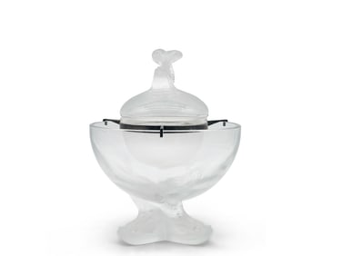 Lalique Crystal Igor Caviar Bowl