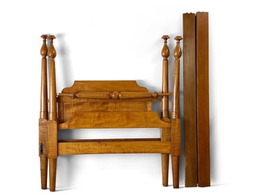 American Tiger Maple Full-Size Bed
