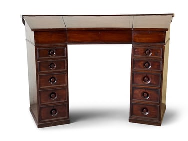 Victorian Mahogany Shopkeeper's Desk