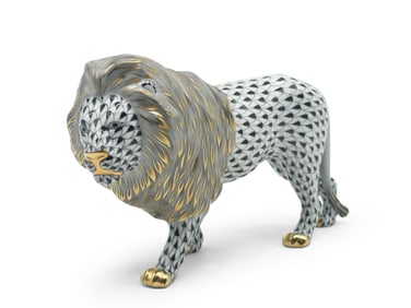 Herend Fishnet Lion