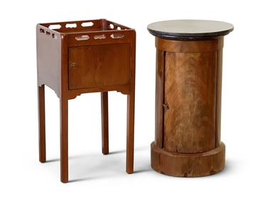 Mahogany Pot Cupboard and Kettle Stand