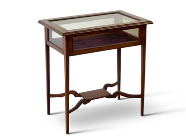 Federal-style Banded Vitrine Table