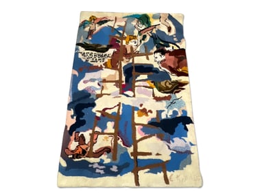 Emanuel Kipnis Hooked Rug: Jacob's Ladder