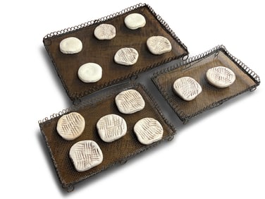 Three Victorian Wire Cake Cooling Racks