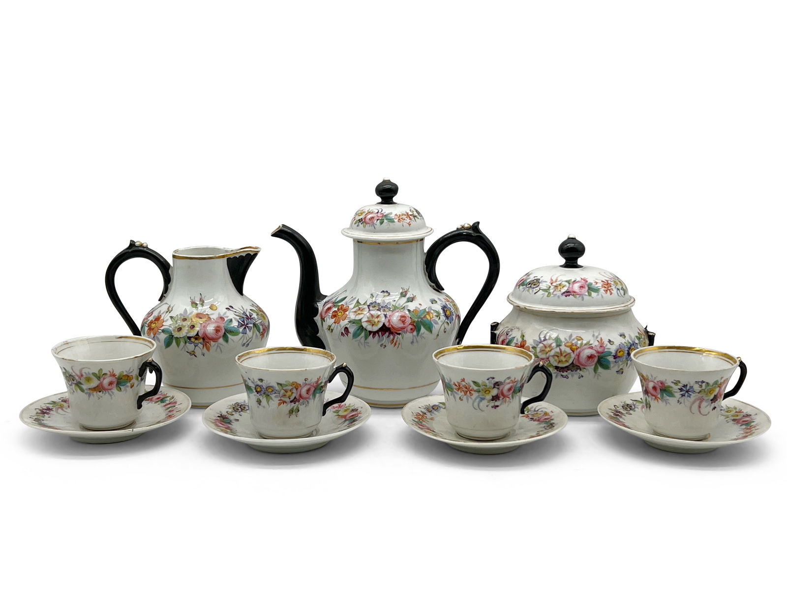 Tucker Porcelain Tea Set (1 of 4)