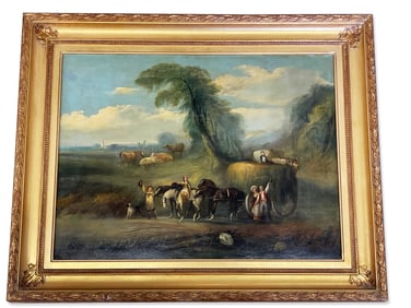 19th C. American School Pastoral Scene