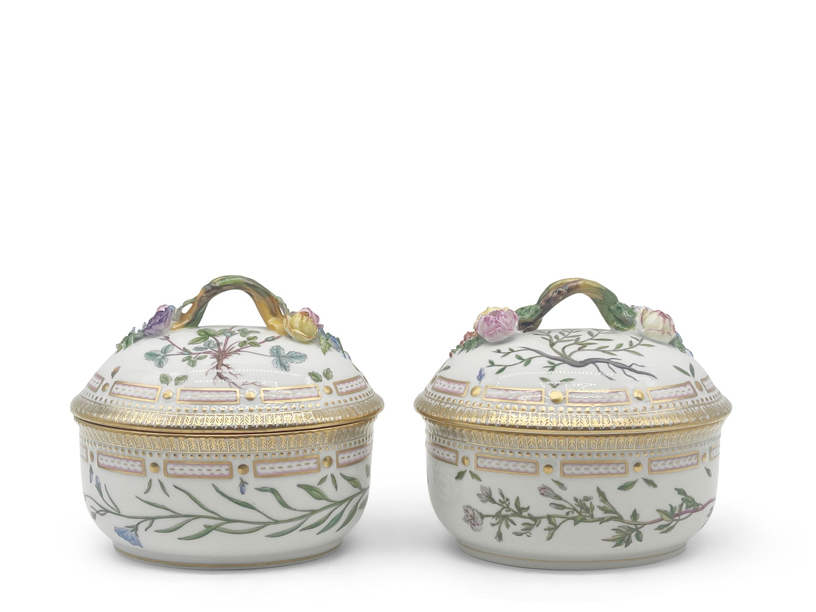Two Royal Copenhagen Flora Danica Tureens (1 of 7)
