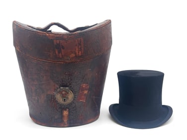 Brooks Brothers Top Hat and Case