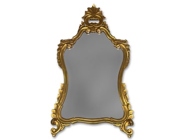 Louis XVI-style Gilt Wood Shield Mirror