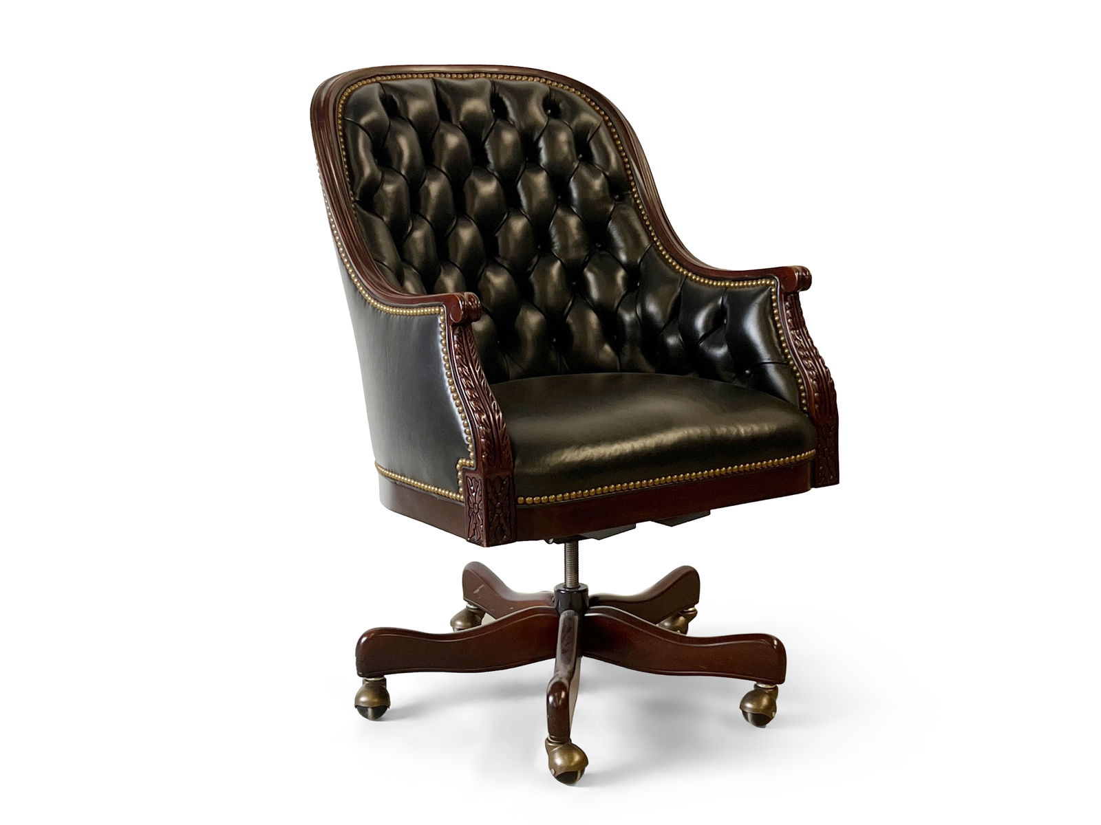 Hancock & Moore Tufted Leather Executive Chair (1 of 5)