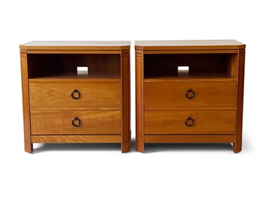 Pair of Stickley Cherry Nightstands