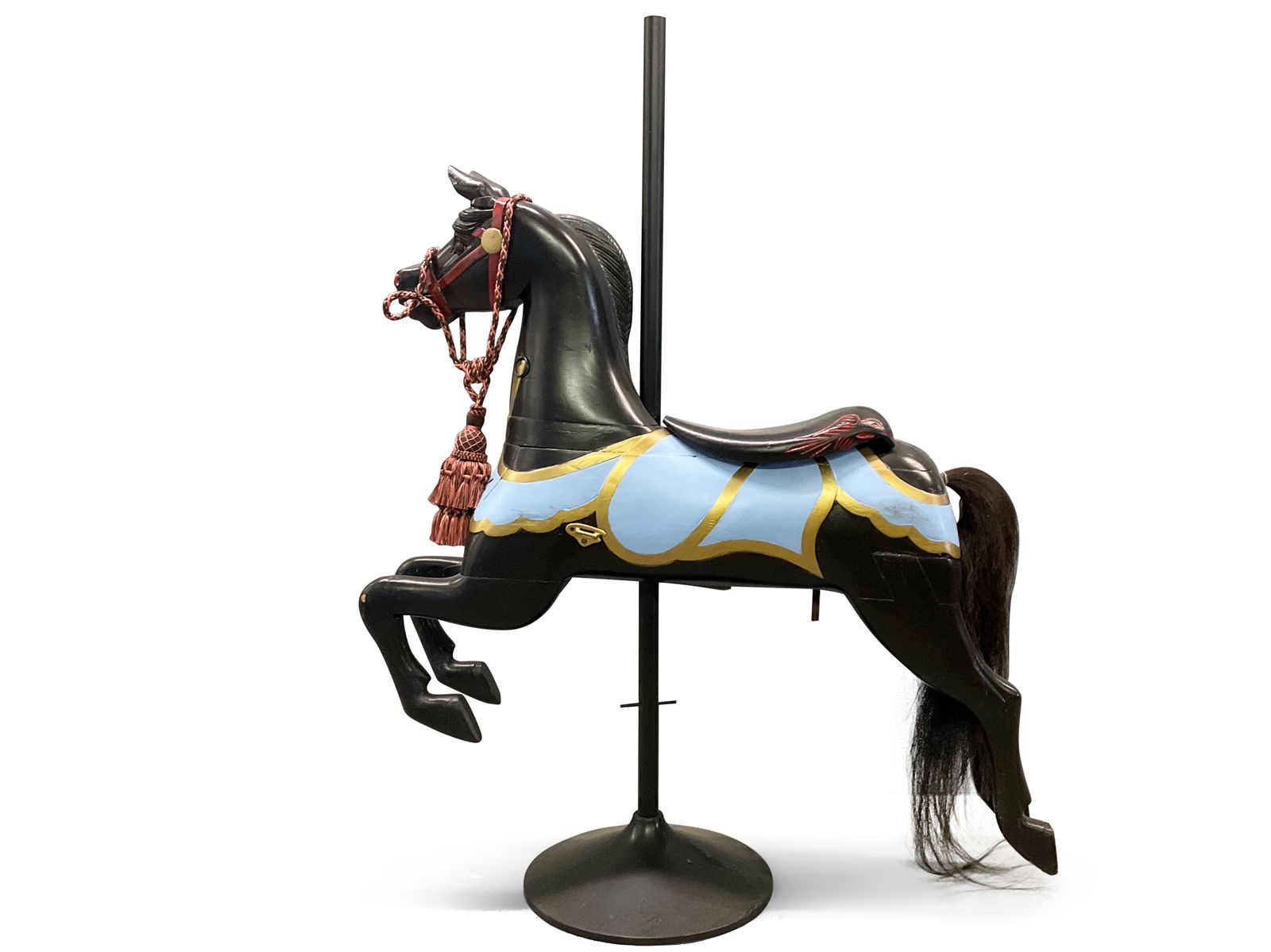 Carved and Painted Carousel Horse Jumper (1 of 5)