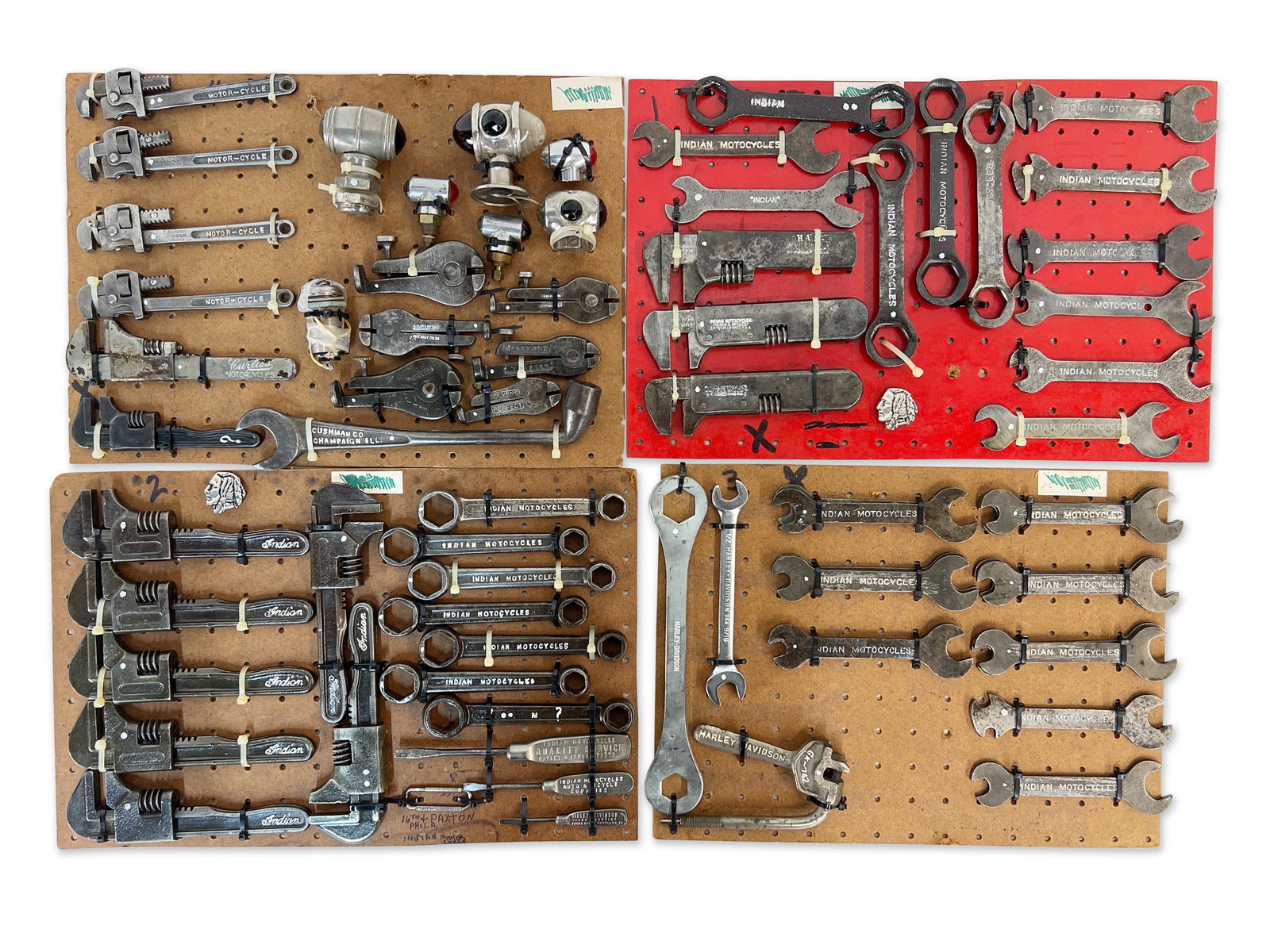 Four Display Boards of Motorcycle Tools (1 of 7)