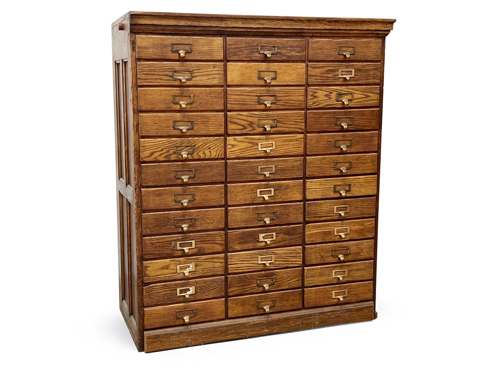 Oak Multi-Drawer Hardware Cabinet (1 of 7)