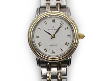 Blancpain Ladies Stainless Steel and Gold Wristwatch