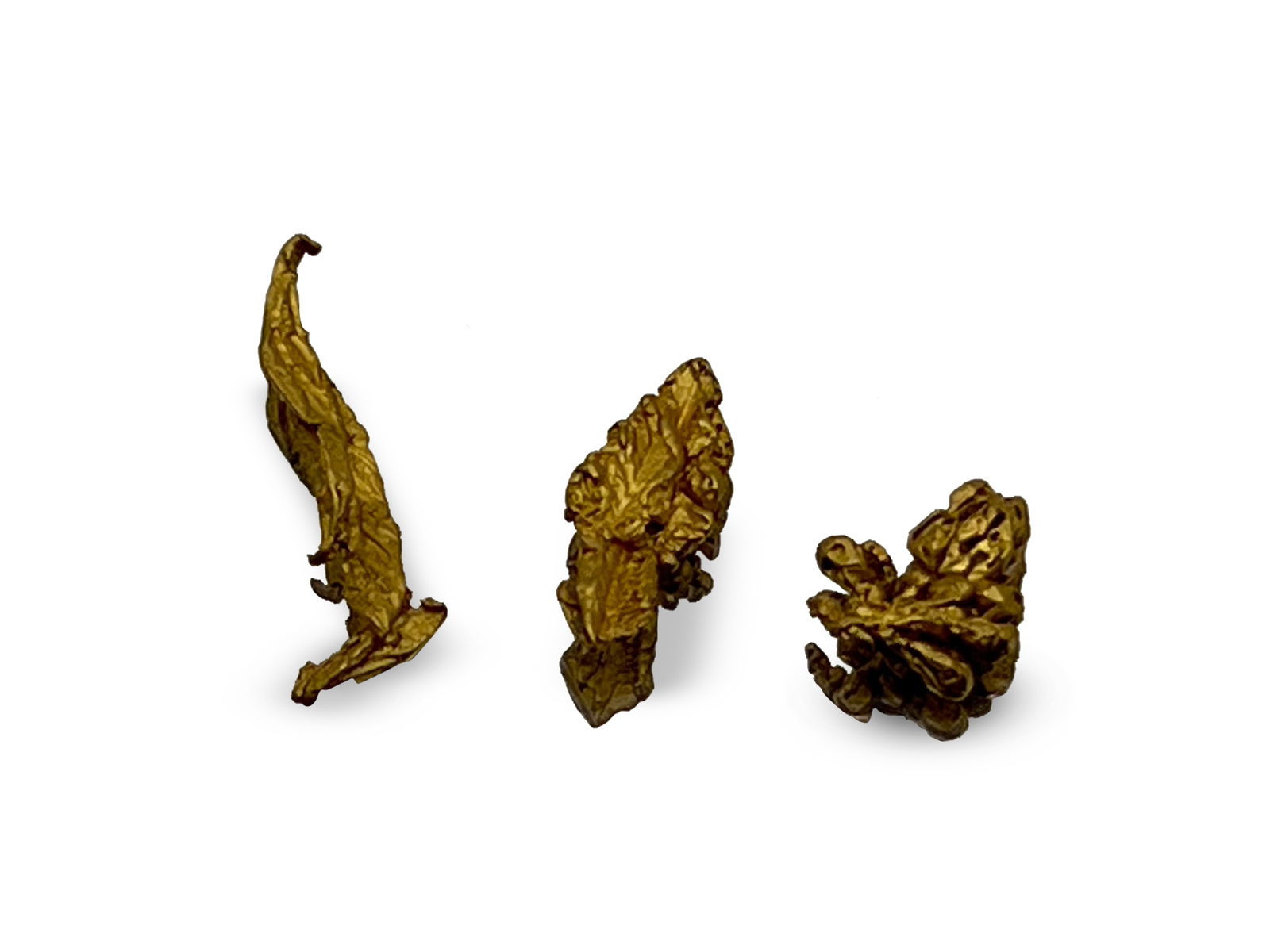 Three Venezuelan Gold Nuggets (1 of 4)