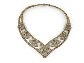 18K Gold and Diamond Necklace