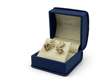 14K Zultanite and Diamond Earrings