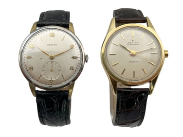 Two Zenith Wristwatches