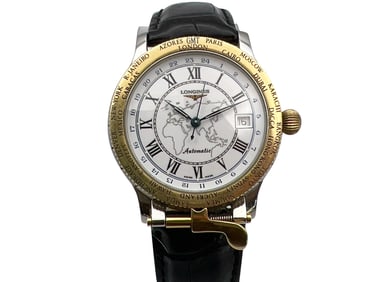 Longines Pioneer GMT Worldtime Watch